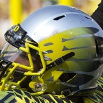 Oregon Ducks - Chrome with yellow wings/black and yellow facemask