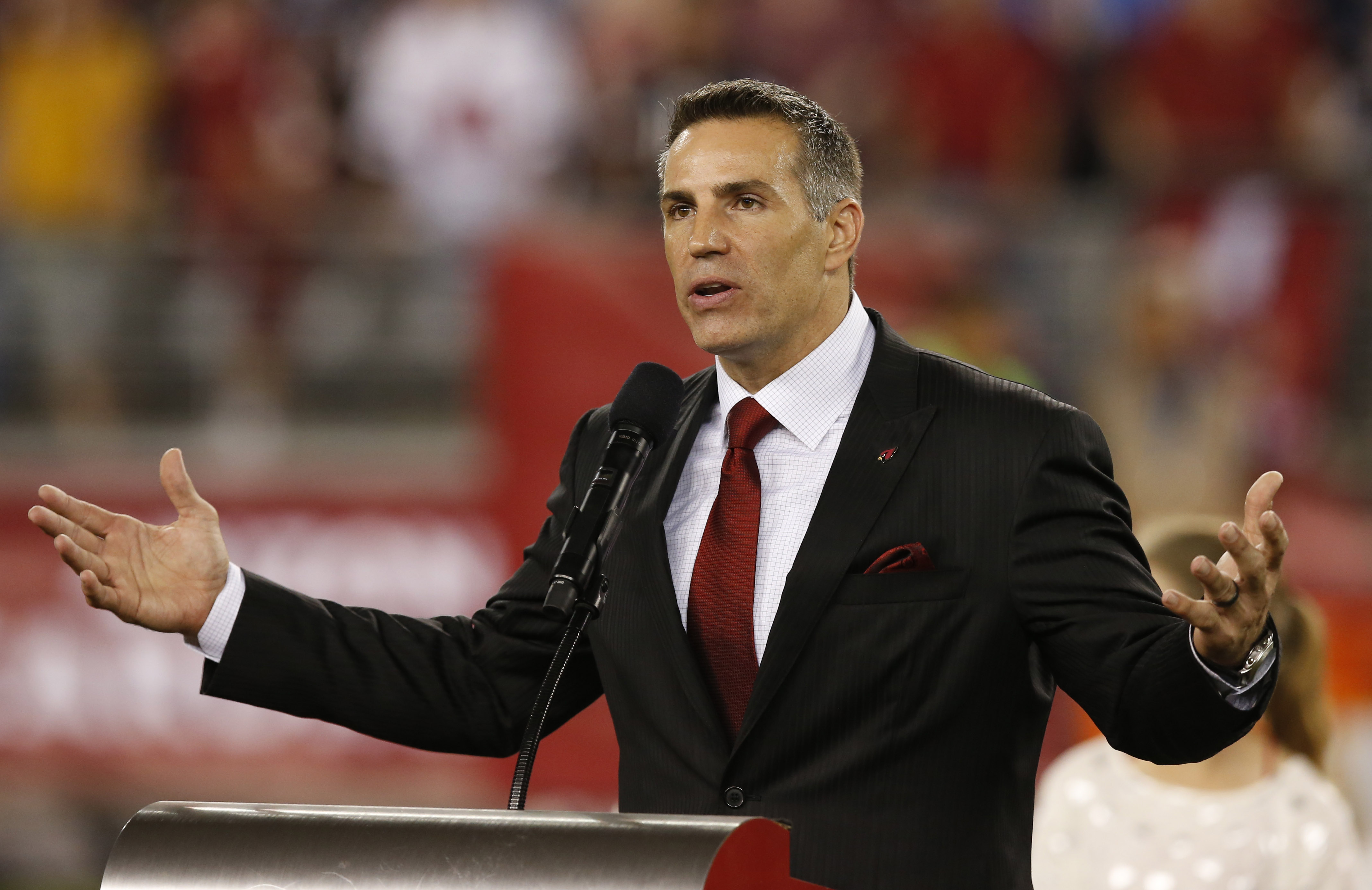 Kurt Warner Inducted--AZ Cardinals' Ring of Honor 