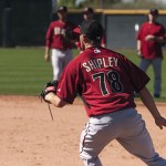 Top 100 prospect Braden Shipley is among a handful of pitching candidates for a spot on the roster. Photo by Stephen DeLorenzo