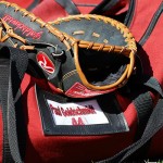 For Paul Goldschmidt and other veterans, there are perks that signal your status -- a custom-made glove with your name stitched into it. (Photo by Zachary Holland/Cronkite News)