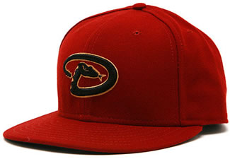 Every hat ever worn by the Arizona Diamondbacks