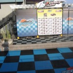 The victory stage awaits the winner of Sunday's Nextel Cup Checker Auto Parts 500 at Phoenix International Raceway. (Bob McClay/KTAR)