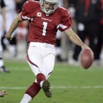 Arizona Cardinals place kicker Neil Rackers kicks the game-winning field goal against the Atlanta Falcons in overtime of an NFL football game Sunday, Dec. 23, 2007, in Glendale, Ariz. The Cardinals won 30-27. (AP Photo/Paul Connors)
