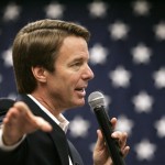 Democratic presidential hopeful former Sen. John Edwards, D-N.C., addresses an audience during a campaign stop, in Pawley's Island, S.C., Monday, Jan. 14, 2008. (AP Photo/Steven Senne)
