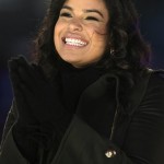 Jordin Sparks performs during the New Years eve celebration at Times Square in New York, Monday, Dec. 31, 2007. (AP Photo/Seth Wenig)