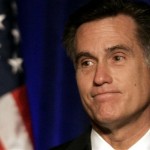 Former Massachusetts Gov. Mitt Romney pauses during a speech before the Conservative Political Action Conference, Thursday, Feb. 7, 2008, in Washington, where he announced he was suspending his faltering presidential campaign. (AP Photo/Evan Vucci)