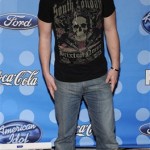 Contestant David Cook attends the "American Idol" annual Top 12 Party Thursday, March 6, 2008 in West Hollywood, Calif. (AP Photo/Phil McCarten)