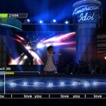 In this undated screen shot provided by Konami, a singer performs in the Wii version of "Karaoke Revolution Presents: American Idol Encore." (AP Photo/Konami)
