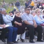 The Piestewa family at the sunrise service. (Kevin Tripp/KTAR)