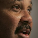  Martin Luther King III, son of civil-rights leader Martin Luther King Jr., speaks during an interview in Atlanta, in this Dec. 8, 2006 file photo. Martin Luther King Jr. was assassinated on April 4, 1968 in Memphis. (AP Photo/John Bazemore, file)
