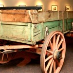 In this undated photo released by the MLK Jr. National Historic Site, this two mule team wagon used to carry the body of Dr. Martin Luther King, Jr. during his funeral procession on April 9, 1968 serves as the centerpiece of the exhibition "From Memphis to Atlanta: The Drum Major Returns Home" at Atlanta's Martin Luther King, Jr. National Historic Site April 4-August 31, 2008. (AP Photo/Courtsey of MLK Jr. National Historic Site)