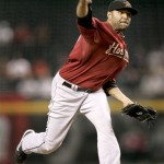 Houston Astros pitcher Shawn Chacon delivers against the Arizona Diamondbacks during the second inning of a baseball game Wednesday, April 30, 2008, in Phoenix. (AP Photo/Matt York)