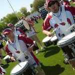 The Arizona Cardinals marching band performs during the Arizona Cardinals Fan Fest on Saturday, May 3 at the Cardinals training facility in Tempe.

(Courtesy of Jay Chapman/Sports 620 KTAR)
