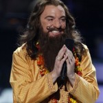 The Love Guru is seen during the season finale of American Idol on Wednesday May 21, 2008, in Los Angeles. (Mark Mainz/AP Images for Fox)