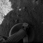 This image provided by NASA shows a portion of the Phoenix Mars Lander after it landed on Mars on Sunday, May 25, 2008. The spacecraft touched down in the northern polar region of the planet after a 422 million-mile flight from Earth. (AP Photo/NASA)