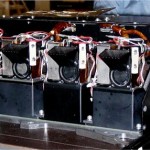 This photo released by NASA shows four Wet Chemistry Laboratory units, part of the microscopy, electrochemistry and conductivity analyzer, instrument on board the Phoenix Mars Lander on Aug. 4, 2007, before the Phoenix was launched into space. The Phoenix lander's first taste test of soil near Mars' north pole reveals a briny environment similar to what can be found in backyards on Earth, scientists said Thursday. (AP Photo/NASA/JPL/CalTECH/University of Arizona)
