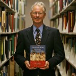  James R. Heintze, a Librarian Emeritus at American University, and author of the book, The Fourth of July Encyclopedia, poses for a portrait at the university library in Washington Tuesday, July 1, 2008. (AP Photo/Jacquelyn Martin)
 c6520b