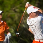 
              Clemson's Austin Langdale tees off during round one of the NCAA Men's Golf Championships at The Concession Golf Club in Bradenton, Fla. on Friday, May 29, 2015. (Elaine Litherland/Sarasota Herald-Tribune via AP)  PORT CHARLOTTE OUT; BRADENTON HERALD OUT; TV OUT;  ONLINE OUT
            