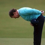 
              United States’ Tom Watson bows to the crowd after finishing on the 18th green during the second round of the British Open Golf Championship at the Old Course, St. Andrews, Scotland, Friday, July 17, 2015. (AP Photo/Peter Morrison)
            