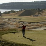 
              FILE - In this June 20, 2015, file photo, Jordan Spieth hits from the 14th tee during the third round of the U.S. Open golf tournament at Chambers Bay in University Place, Wash. The course that was built for a U.S. Open needs to start over. Chambers Bay deserves another chance to host the U.S. Open thanks to Jordan Spieth, who did more to put the course on the map than anything Robert Trent Jones Jr. did. (AP Photo/Charlie Riedel, File0
            