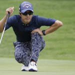 
              Ryo Ishikawa, of Japan, prepares for a putt on the first hole during the first round of the Colonial golf tournament, Thursday, May 21, 2015, in Fort Worth, Texas. (AP Photo/LM Otero)
            