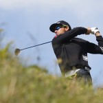 
              Spain's Rafa Cabrera-Bello tees off on the fifth hole during the final round of the Irish Open Golf Championship at Royal County Down, Newcastle, Northern Ireland, Sunday, May 31, 2015.  (AP Photo/Peter Morrison)
            