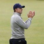 
              United States’ Jordan Spieth applauds after finishing the final round at the British Open Golf Championship at the Old Course, St. Andrews, Scotland, Monday, July 20, 2015. (AP Photo/Jon Super)
            