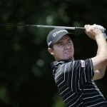 
              Jimmy Walker watches his tee shot on the first hole during the final round of the Byron Nelson golf tournament, Sunday, May 31, 2015, in Irving, Texas. (AP Photo/LM Otero)
            