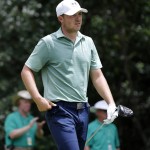 
              Jordan Spieth walks to the second hole fairway during the final round of the John Deere Classic golf tournament Sunday, July 12, 2015, in Silvis, Ill. (AP Photo/Charles Rex Arbogast)
            