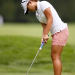 
              Lydia Ko putts on the 17th green during the first round of the Marathon Classic golf tournament at Highland Meadows Golf Club in Sylvania, Ohio, Thursday, July 16, 2015. (AP Photo/Rick Osentoski)
            