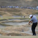 
              Phil Mickelson hits his tee shot on the fourth hole during the first round of the U.S. Open golf tournament at Chambers Bay on Thursday, June 18, 2015 in University Place, Wash. (AP Photo/Matt York)
            