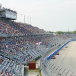 
              In this July 12, 2015, photo, fans watch the IndyCar Series race at the Milwaukee Mile in West Allis, Wis. Uncertainty looms again at the Milwaukee Mile. The venerable oval has the respect of IndyCar drivers who like the challenge of the flat track. What promoters needed going into this year’s IndyCar race was more fans, at least enough of a healthy enough showing to keep the Mile on the IndyCar schedule. By (AP Photo/Jeffrey Phelps)
            