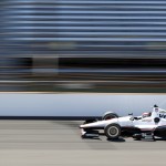 
              Will Power, of Australia, speeds down the main straightaway during practice for the Indianapolis 500 auto race at Indianapolis Motor Speedway in Indianapolis, Wednesday, May 13, 2015.  (AP Photo/AJ Mast)
            