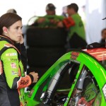 
              Sprint Cup Series driver Danica Patrick (10) prepares to practice for the NASCAR Brickyard 400 auto race at Indianapolis Motor Speedway in Indianapolis, Friday, July 24, 2015. (AP Photo/R Brent Smith)
            