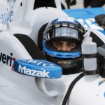
              Juan Pablo Montoya, of Colombia, sits in the pit during practice for the IndyCar auto race Saturday, June 13, 2015, in Toronto. (Aaron Vincent Elkaim/The Canadian Press via AP) MANDATORY CREDIT
            