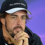 
              McLaren driver Fernando Alonso of Spain attends a press conference prior to the Formula One Grand Prix, at the Red Bull Ring in Spielberg, southern Austria, Thursday, June 18, 2015. (AP Photo/Kerstin Joensson)
            