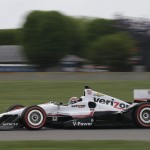
              Will Power, of Australia, steers his car during qualifying for the Grand Prix of Indianapolis auto race at Indianapolis Motor Speedway in Indianapolis, Friday, May 8, 2015. Power won the pole for the race. (AP Photo/Darron Cummings)
            
