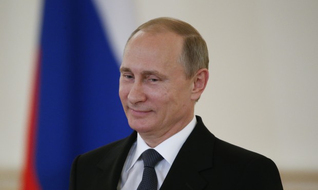 FILE – In this May 28, 2015 file-pool photo,Russian President Vladimir Putin attends a ceremo...
