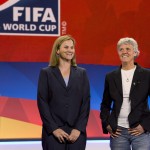 
              FILE - In this Dec. 6, 2014, file photo, national team soccer coaches, from left, United States coach Jill Ellis and Sweden's coach Pia Sundhage, pose for a photograph in Gatineau, Quebec, after the FIFA Women's World Cup draw. The two teams meet on Friday, June 12, 2015, in the opening round of the World Cup in Canada.(AP Photo/The Canadian Press, Fred Chartrand)
            