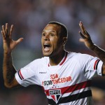 
              In this Thursday, March 19, 2015, file photo, Luis Fabiano of Brazil's Sao Paulo FC complains to an assistant referee after a goal scored by teammate Ricardo Centurion was disallowed, during a Copa Libertadores soccer match against Argentina's San Lorenzo, in Sao Paulo, Brazil. The Brazilian football confederation this year is giving referees permission to be ruthless with dissenting players, hoping to change a culture where complaints were widely accepted and often extreme. Brazilian referees are done with tolerating whining players. (AP Photo/Andre Penner, File)
            