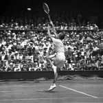 
              FILE - In this July 6, 1935 file photo, Helen Wills Moody regains the women's singles championship when she defeated Helen Jacobs in the final at the All England Lawn Tennis Championships in Wimbledon, London. Wills Moody won eight Wimbledon titles in an 11-year span, with her final victory coming in 1938. The California-born Wills Moody is considered to be one of the greatest female players in history with 31 Grand Slam titles in all forms. She also won two Olympic gold medals at the 1924 Paris Olympics, the last time tennis was an Olympic sport before being reintroduced at the 1988 Seoul Games. (AP Photo, File)
            