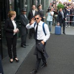 
              Carlos Tevez, player of the soccer club Juventus Turin arrives at their Hotel in Berlin, Germany, Friday, June 5, 2015, one day before the soccer Champions League final between Juventus Turin and FC Barcelona.  (AP Photo/Axel Schmidt)
            