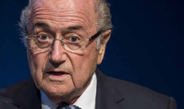 FIFA President Sepp Blatter speaks during a news conference at the FIFA headquarters in Zurich, Swi...