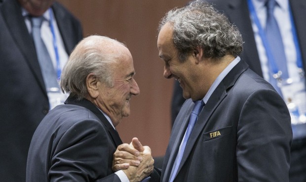 FILE – In this Friday, May 29, 2015 file photo, FIFA president Sepp Blatter after his electio...