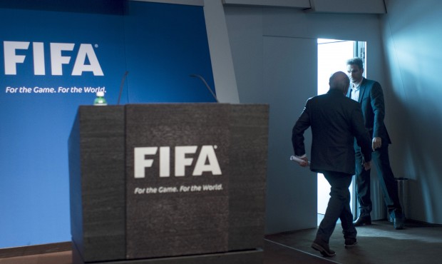 AP10ThingsToSee – FIFA President Sepp Blatter leaves after announcing his resignation from hi...