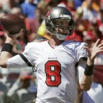 Tampa Bay Buccaneers quarterback Mike Glennon throws a pass against the Arizona Cardinals during the first quarter of an NFL football game on Sunday, Sept. 29, 2013, in Tampa, Fla. (AP Photo/Chris O'Meara)