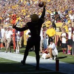 Arizona State running back Marion Grice pulls in a touchdown against Washington during the first of an NCAA college football game, Saturday, Oct. 19, 2013, in Tempe, Ariz. (AP Photo/Matt York)