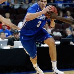 Creighton's Doug McDermott (3) drives to the basket during the first half of an NCAA college basketball game against Arizona State at the Continental Tire Las Vegas Invitational tournament, Saturday, Nov. 24, 2012, in Las Vegas. (AP Photo/David Becker)
