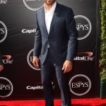 
              NFL player Aaron Rodgers, of the Green Bay Packers, arrives at the ESPY Awards at the Microsoft Theater on Wednesday, July 15, 2015, in Los Angeles. (Photo by Paul A. Hebert/Invision/AP)
            