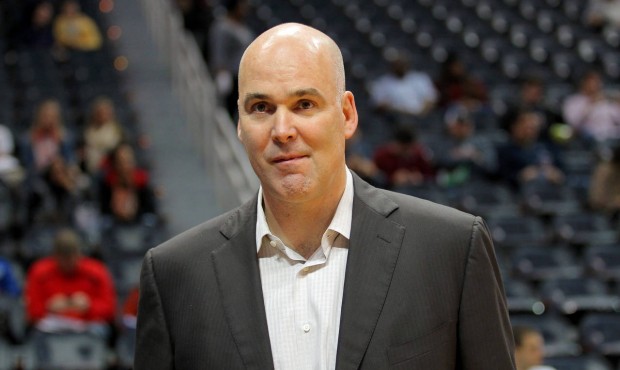 FILE – In this Dec. 15, 2012, file photo, Atlanta Hawks General Manager Danny Ferry watches b...